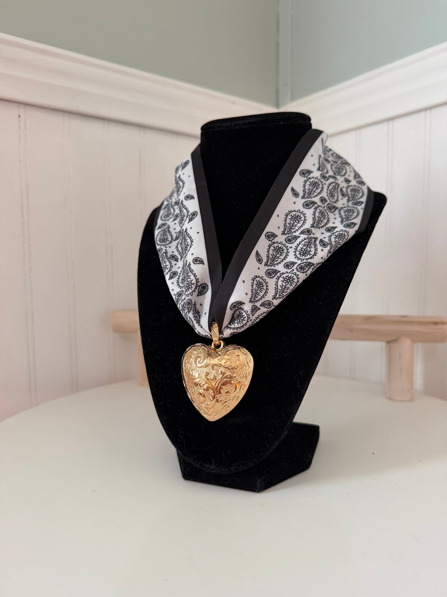 Paisley Heart Necklace