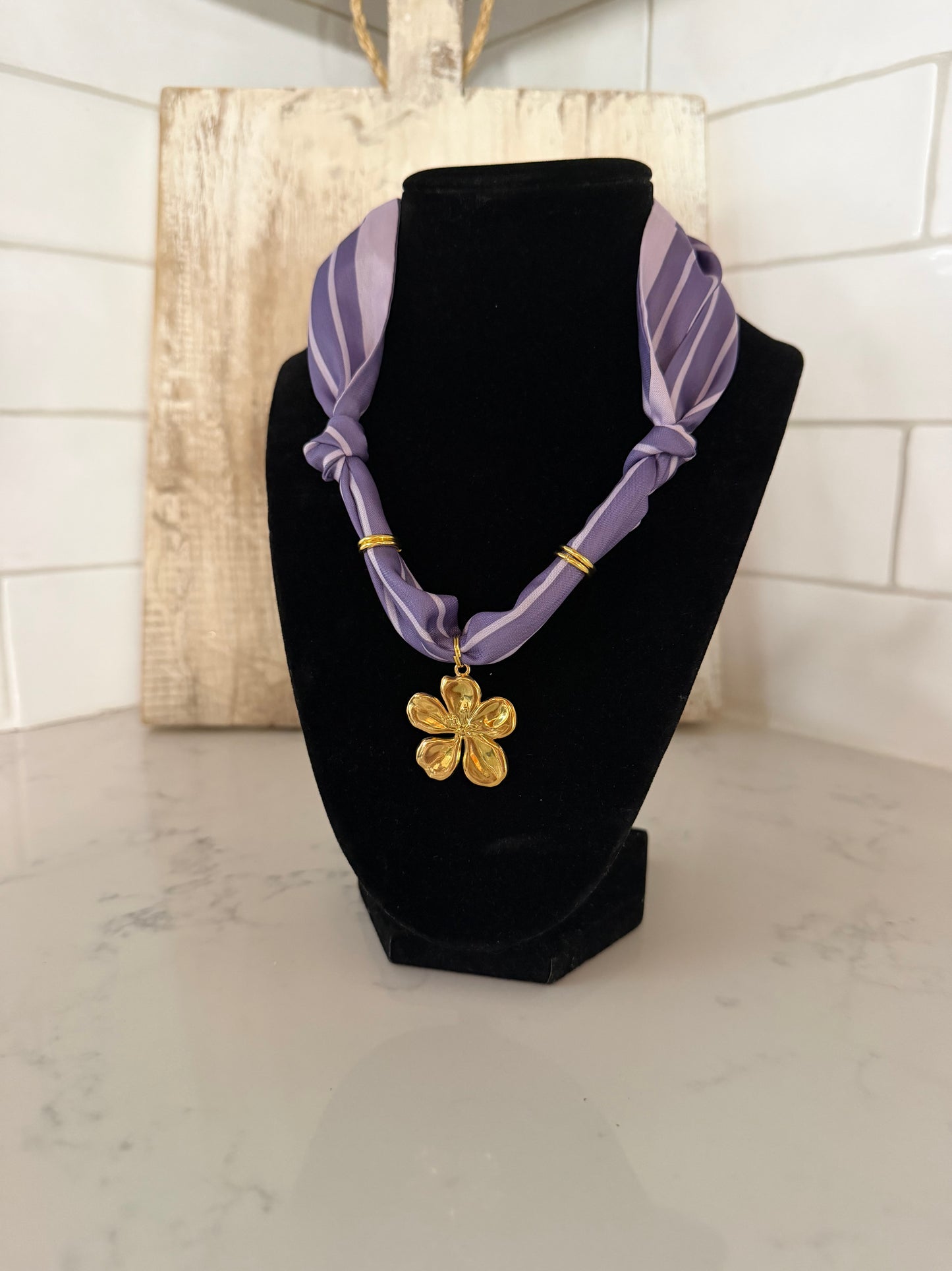 Violet Bloom Necklace