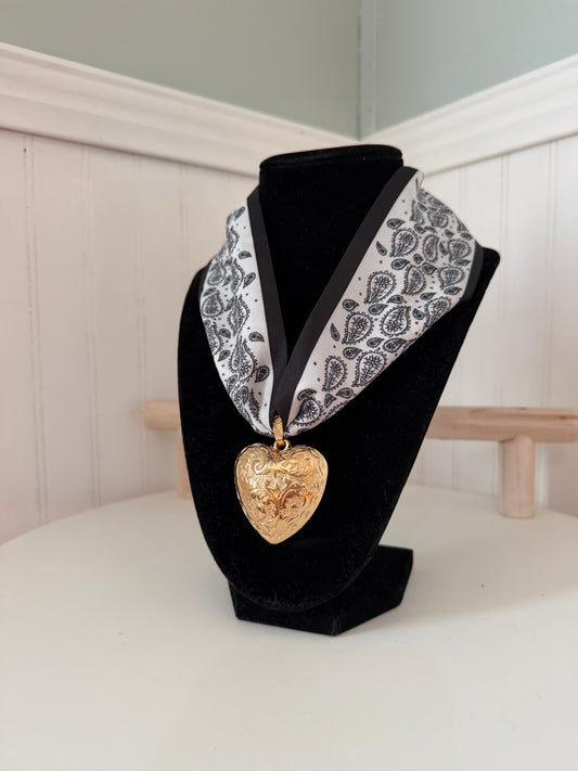 Paisley Heart Necklace
