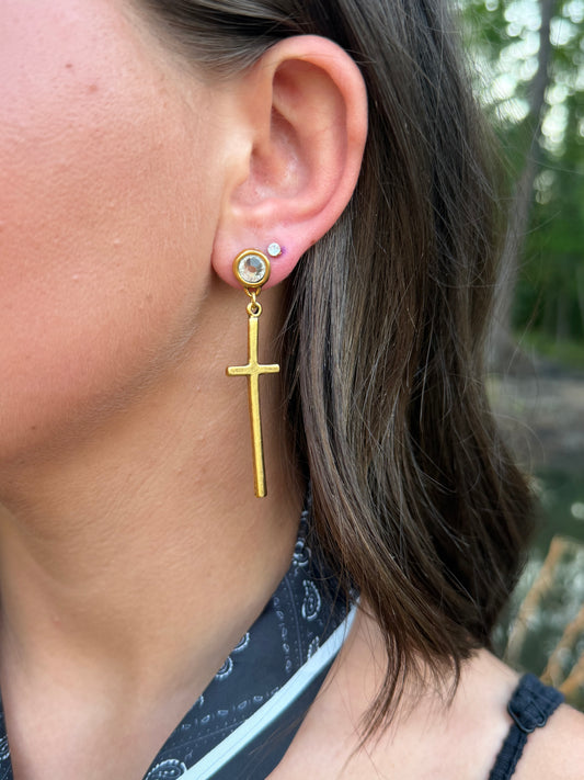 Golden Faith Earrings